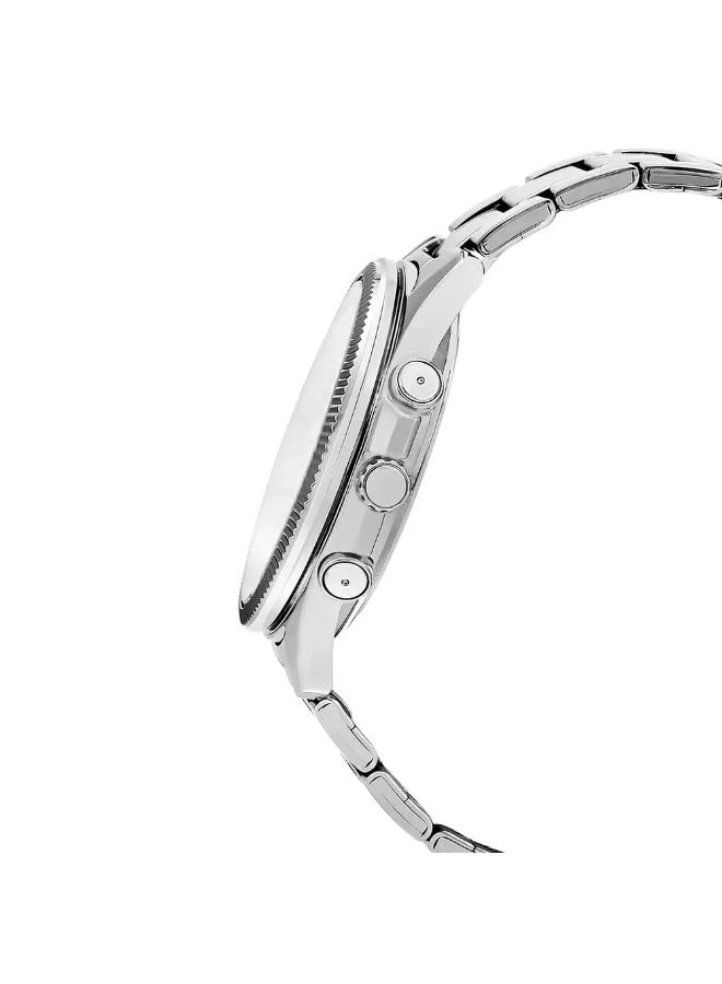 CASIO Mens Green Dial Silver Band Watch MTP-1375D-3AVDF - Image 3